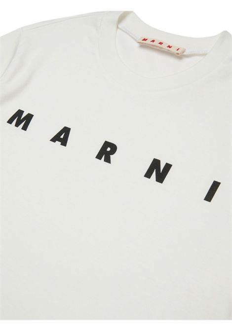 T-shirt con logo MARNI KIDS | M002MV M00RF0M114